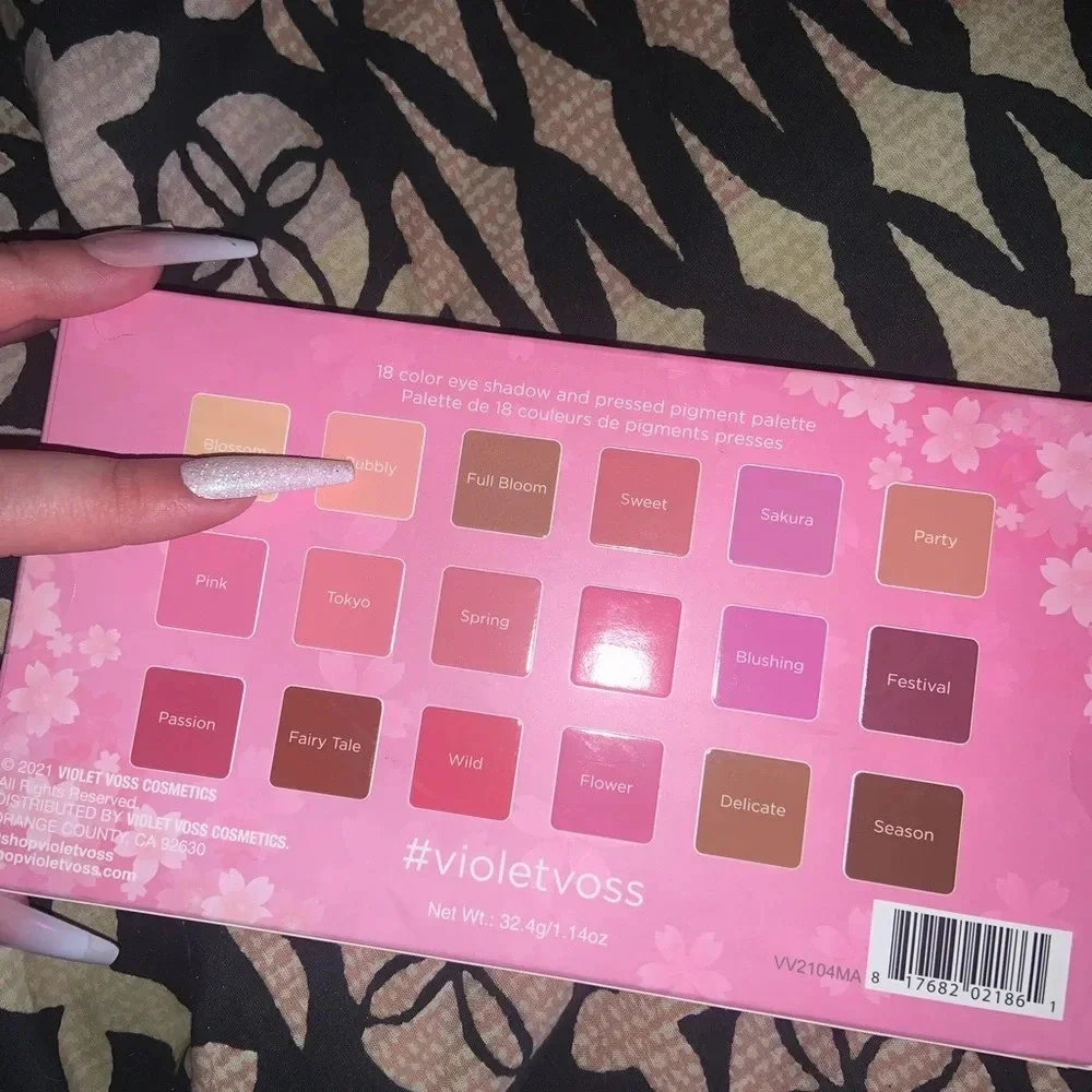 Violet Voss Sakura eyeshadow palette new in box casual pink fall makeup